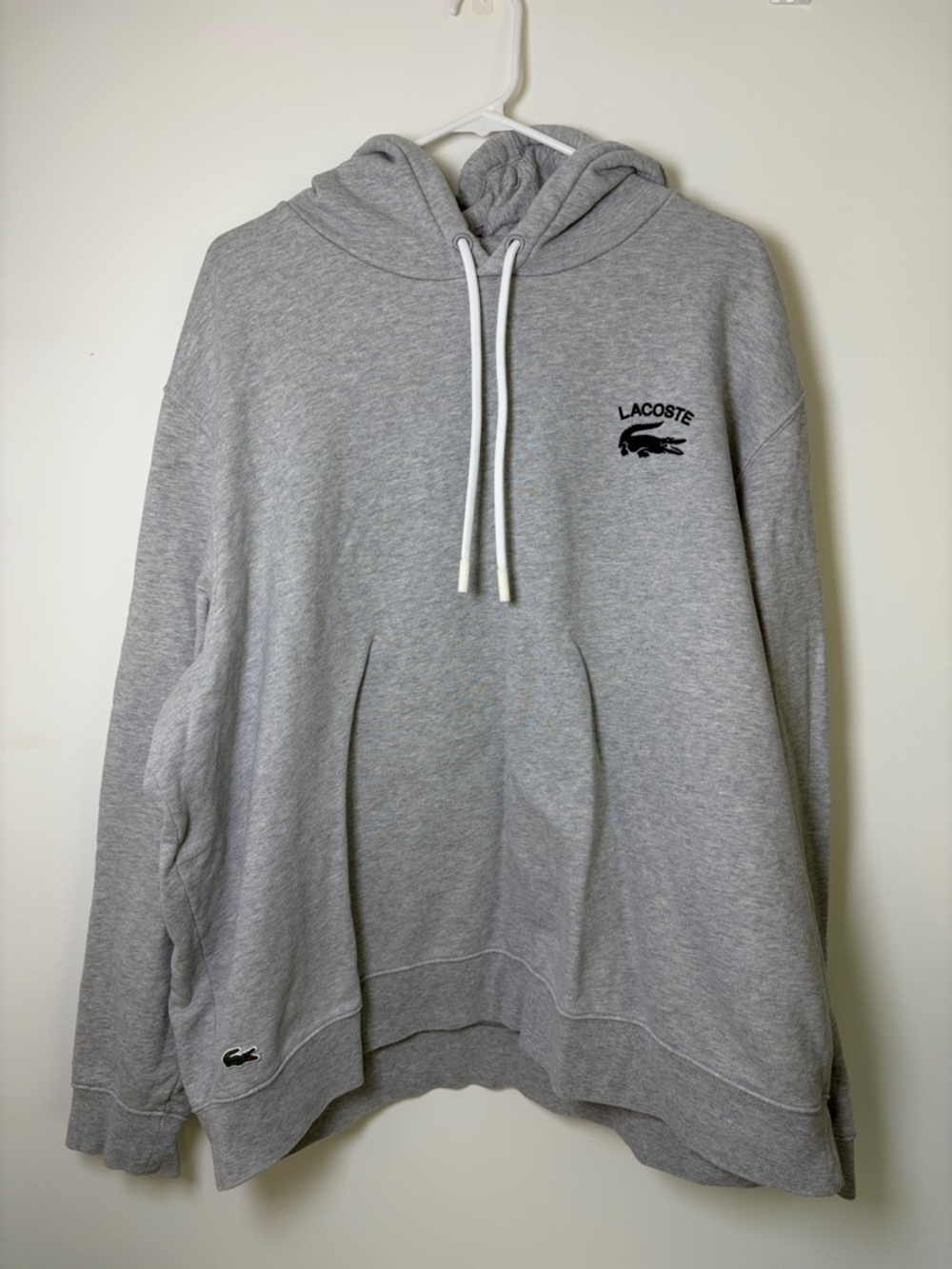 Lacoste Men's Classic Fit Hoodie - Light Gray - 3XL